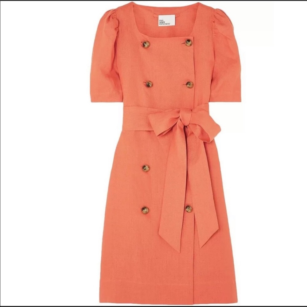 NWT Lisa Marie Fernandez linen dress
